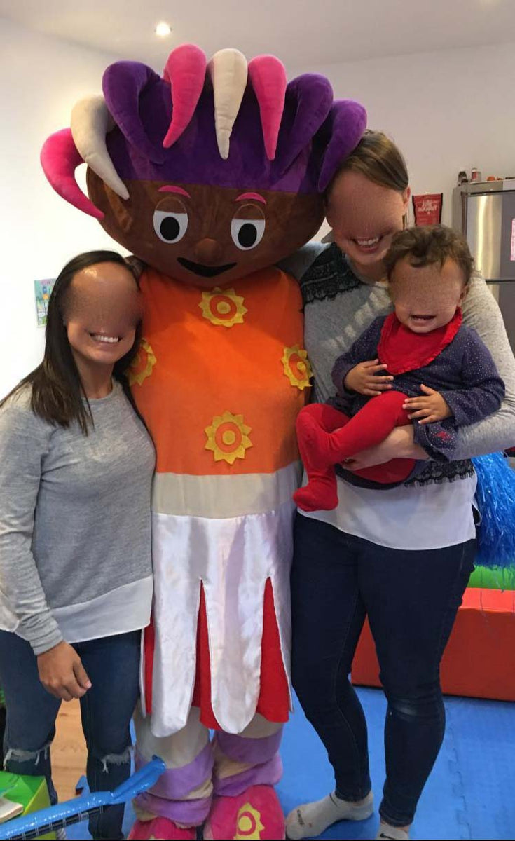 UPSY DAISY In The Night Garden Mascot Fancy Dress Costume Hire Rent A upsy-daisy-in-the-night-garden-mascot-fancy-dress-costume-hire-rent-a