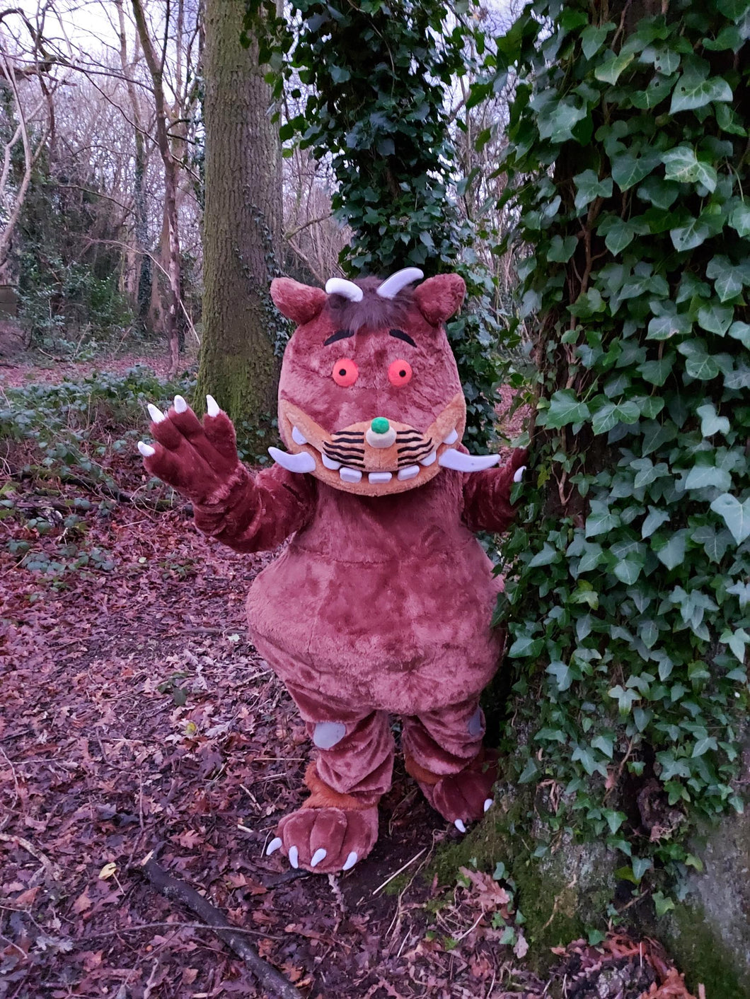 gruffalo mascot costume hire in the uk