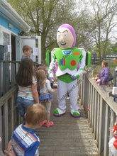 Load image into Gallery viewer, WOODY and BUZZ Lightyear Toy Story Adult Mascot Fancy Dress Costume Hire