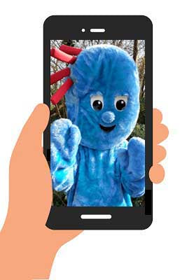 IGGLE NIGHT GARDEN VIDEO (generic happy birthday) INSTANT DOWNLOAD