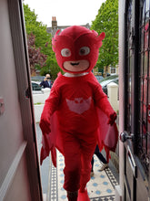 Load image into Gallery viewer, PJ Masks Owlette Fancy dress mascot costume hire party service in the UK