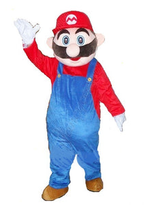 MARO and LUIGI Mario Bros Mascot Costume Fancy Dress Hire