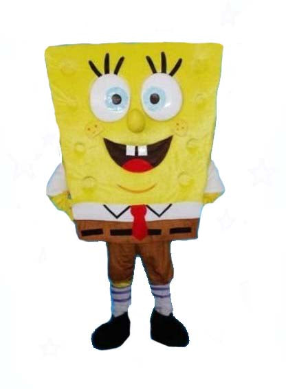 Mascot SpongeBob. SpongeBob Costume - Our mascots Sizes L (175-180CM)