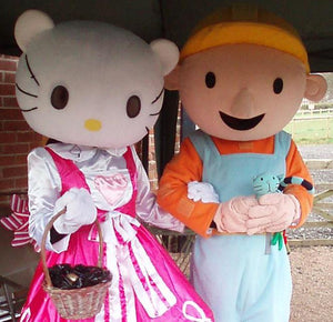 BOB THE BUILDER Mascot Fancy Dress Costume HIre
