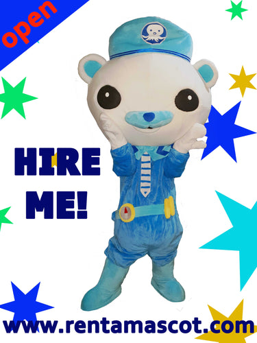Captain Barnacles Octonauts Mascot Fancy Dress Costume hire