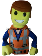 Load image into Gallery viewer, EMMETT lego mascot costume hire
