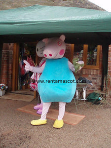 George pig fancy dress mascot costume self-hire service in the UK