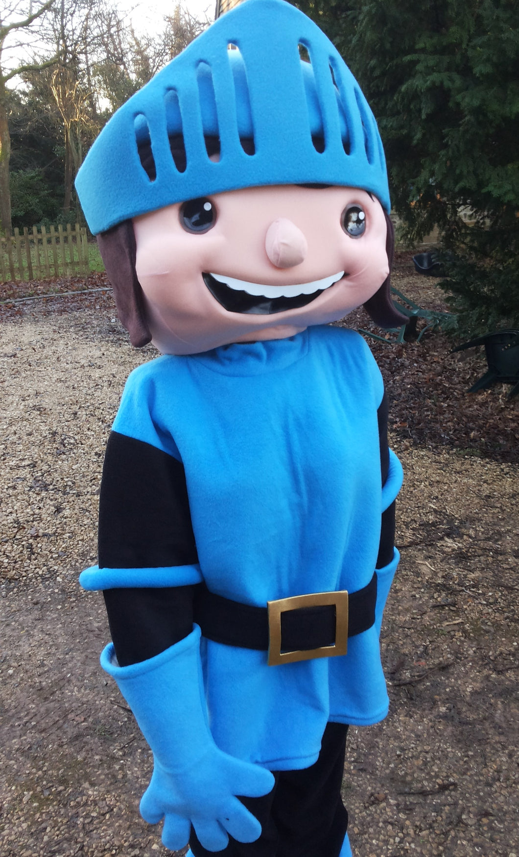 MIKE THE KNIGHT BBC Adult Mascot Fancy Dress Costume hire
