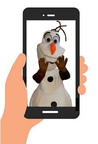 OLAF VIDEO (generic happy birthday) INSTANT DOWNLOAD