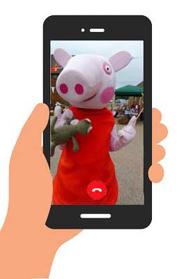 PEPPA + GEORGE PIG VIDEO (generic happy birthday) INSTANT DOWNLOAD