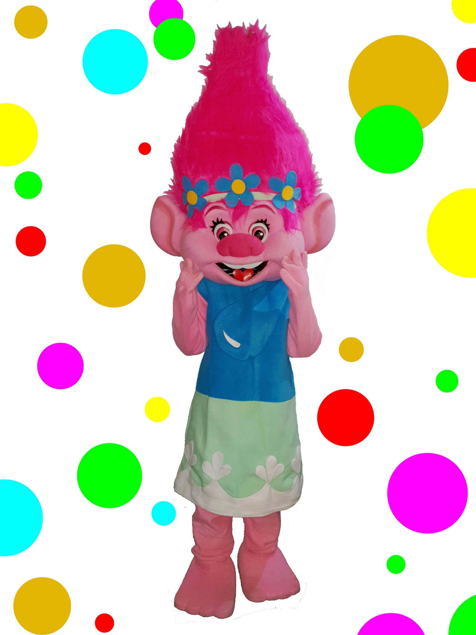 TROLLS POPPY - Mascot SELF-HIRE-WEAR Fancy Dress Costume hire – Rent A ...